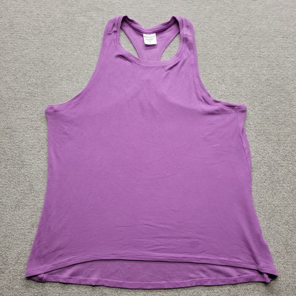 Athleta Women's Purple Racerback Tank Top Size Small Athletic Stretch